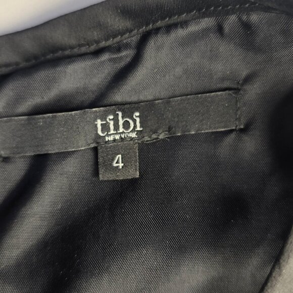 Tibi Black Textured Peplum Top – Size 4 - Picture 8 of 8